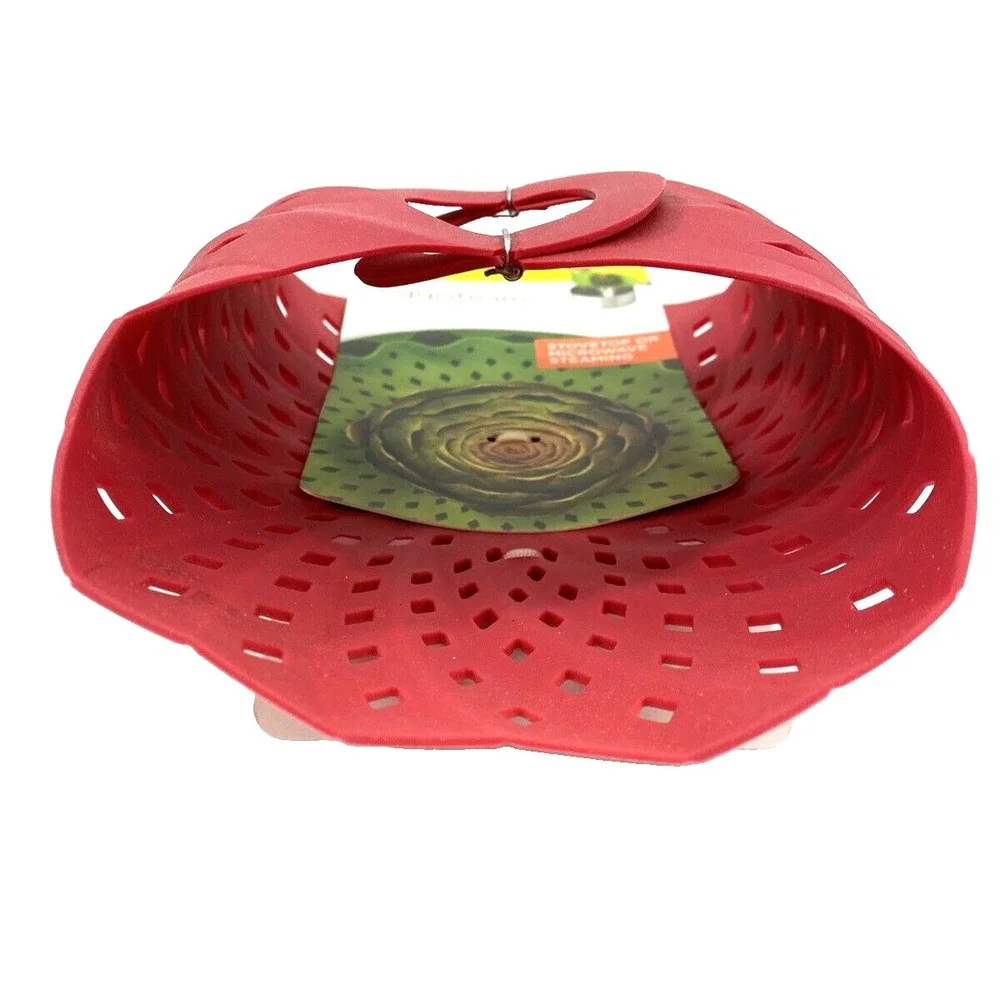 Silicone Steamer Veggiesteam Vegetable Food Steamer Basket by Chef'n NEW
